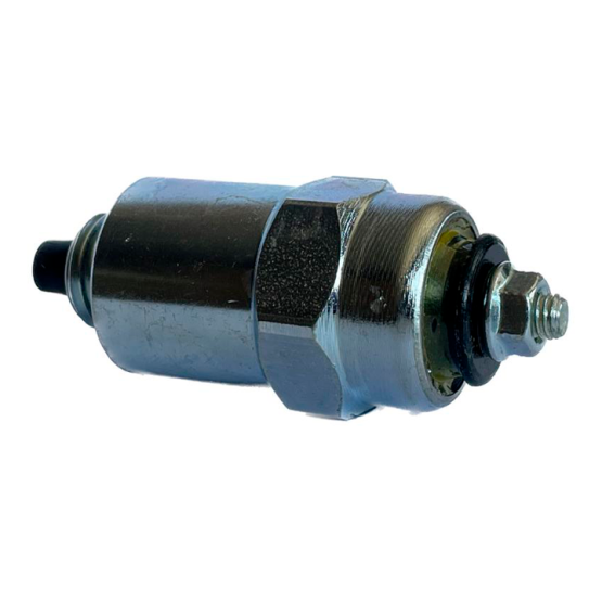 Válvula Solenoide 12V Delphi Aplicável Case / JCB / Massey Ferguson - 7167/620B