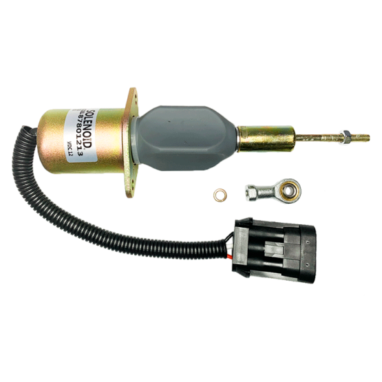 Solenoide De Parada 12v Aplicável Colheitadeira TC 59 New Holland - 87801213